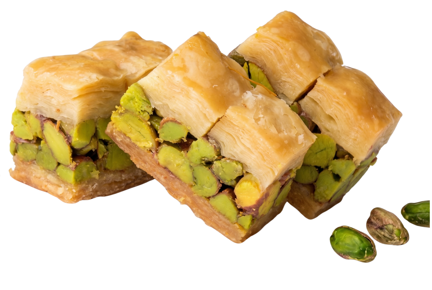 Premium Pistachio Baklava (Damascene 'Asia') - Kweider Sweets