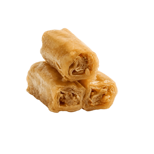 Mixed Nuts Finger Baklava (Asabe) - Kweider Sweets