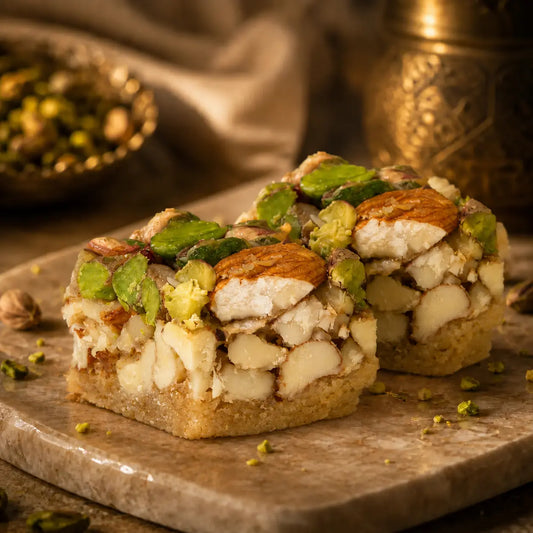 Mixed Nuts Ballorieh Tray Knafeh