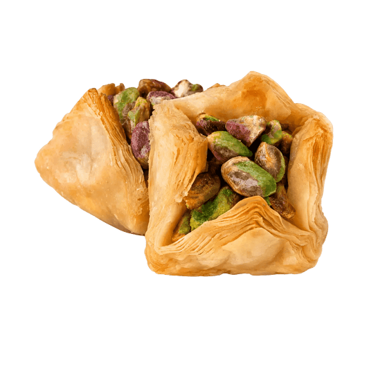 Pistachio Boukaj Baklava - Kweider Sweets