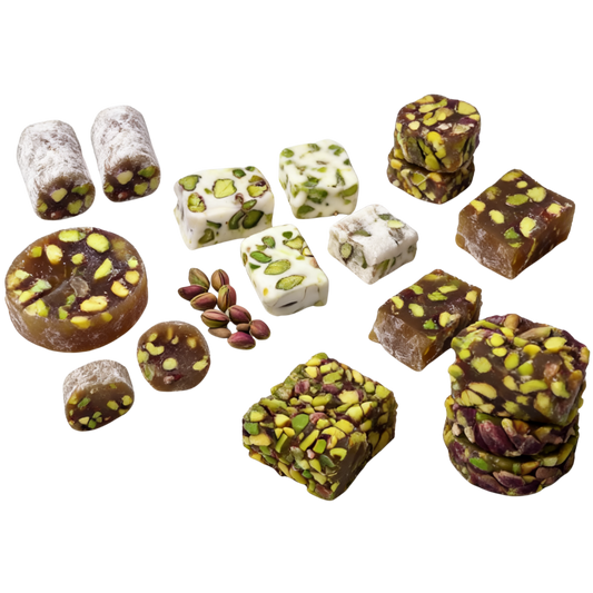 Premium Pistachio Syrian Delight /Syrian Nougat - Kweider Sweets