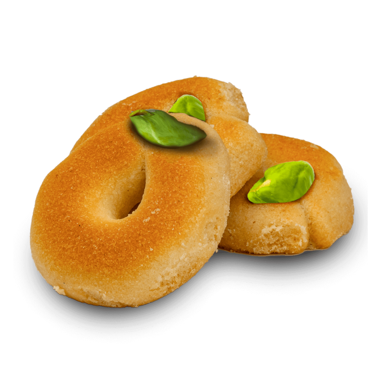 Premium Pistachio Shortbread (Ghraybeh) by Kweider Damascene Sweets - premium Middle Eastern dessert