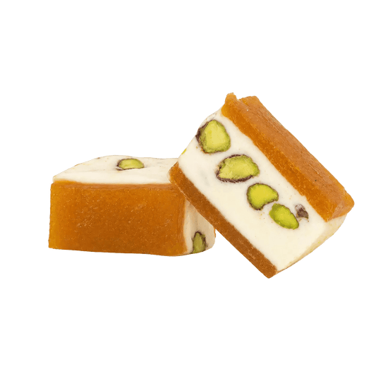 Pistachio Nougat With Qamar al-Din - Kweider Sweets