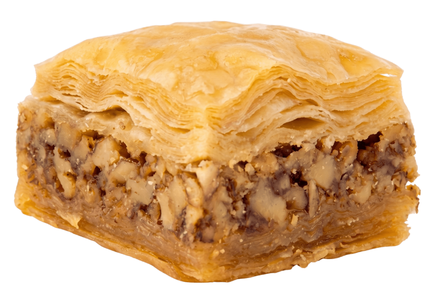 Premium Walnut Baklava ('Asawer' Filo Rings) - Kweider Sweets