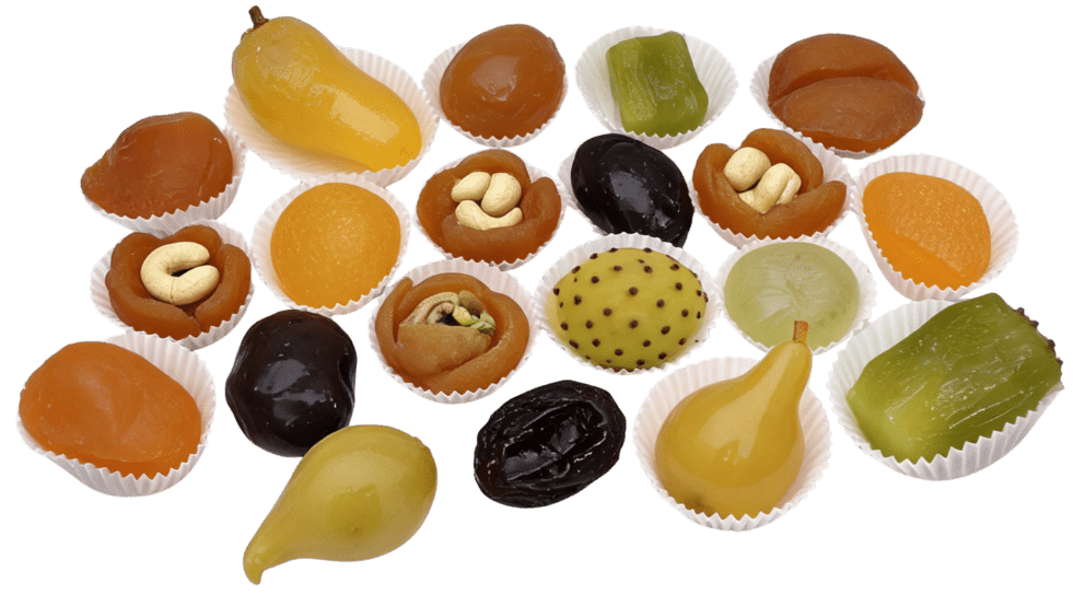 Assorted Glacé Fruit - Kweider Sweets