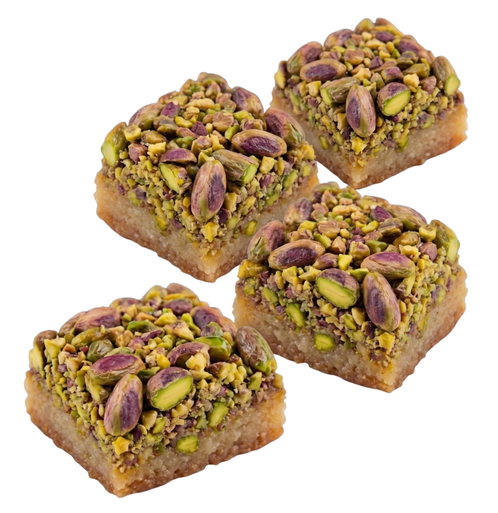 Premium Mixed Nuts Semolina Dessert ('Hareesa' Sweet Cake) - Kweider Sweets