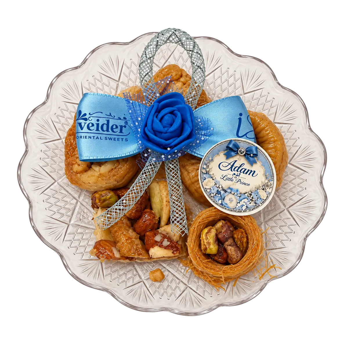 Personalised sweet favour box – design BO1 | Kweider Sweets