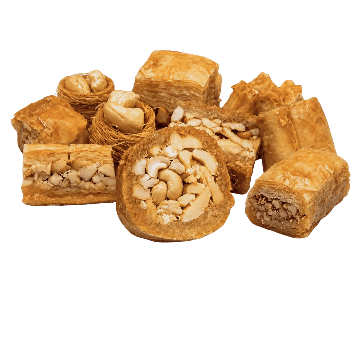 Cashew & Walnut Baklava - Kweider Sweets
