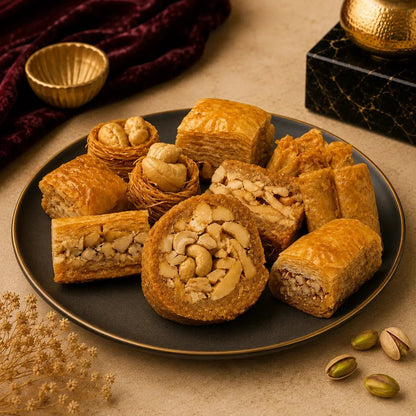 Cashew & Walnut Baklava - Kweider Sweets