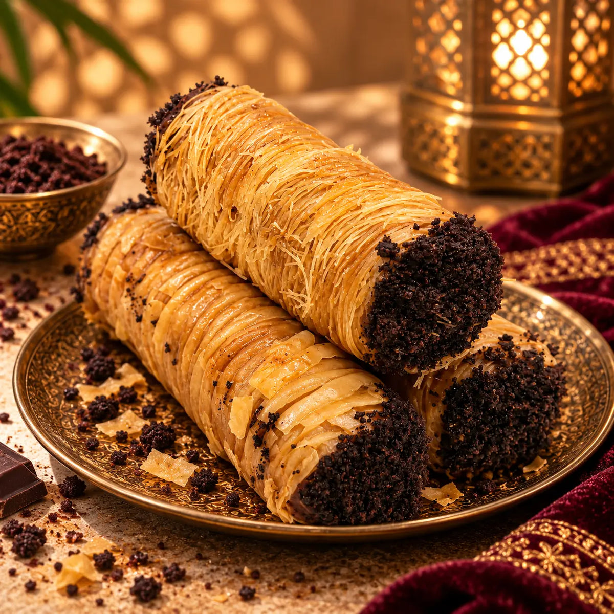 Chocolate Baklava Rolls with Crispy Filo – KWEIDER