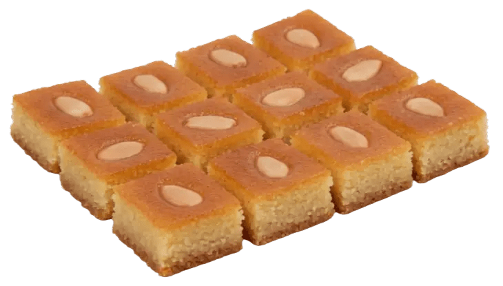 Premium Almond Semolina Dessert ('Hareesa' Sweet Cake) - Kweider Sweets