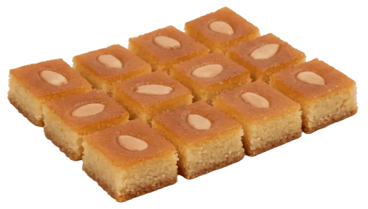 Premium Almond Semolina Dessert ('Hareesa' Sweet Cake) - Kweider Sweets