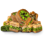 Premium Pistachio Baklava Assortment by Kweider Damascene Sweets - premium Middle Eastern dessert