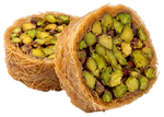 Premium Extra Pistachio Knafeh ('Mabrouma' Loaded Twisted Rolls) - Kweider Sweets