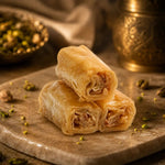 Mixed Nuts Finger Baklava (Asabe) - Kweider Sweets