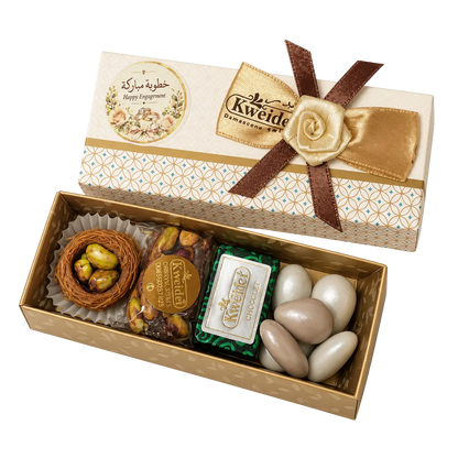 Personalised sweet favour box – design PA4 | Kweider Sweets