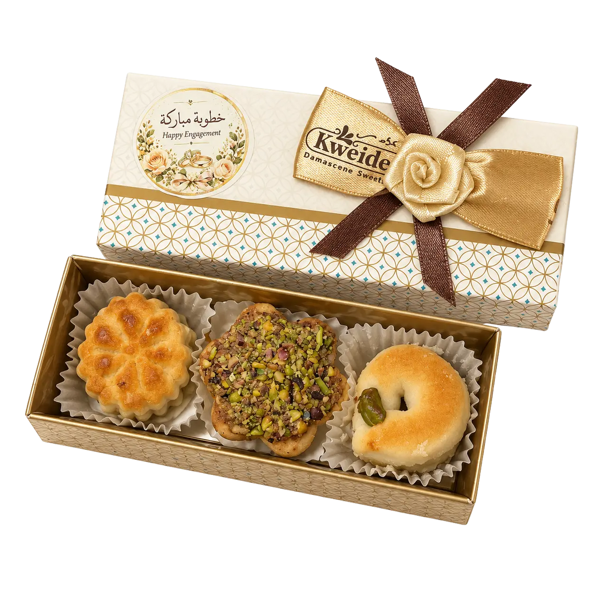 Personalised sweet favour box – design PA6 | Kweider Sweets