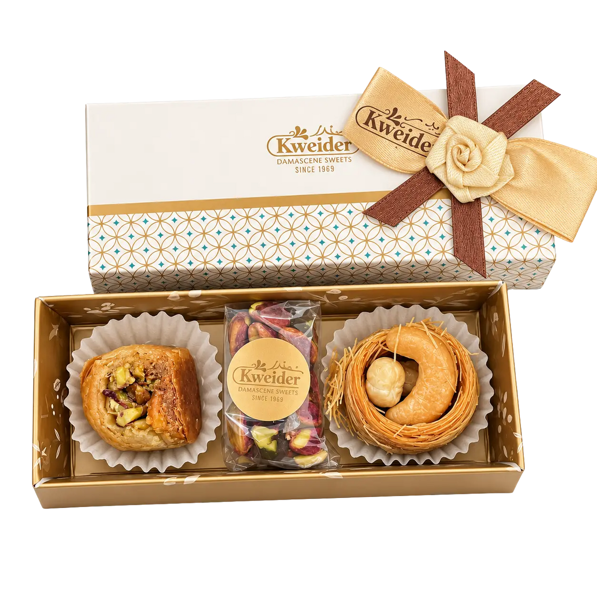 Personalised sweet favour box – design PA9 | Kweider Sweets