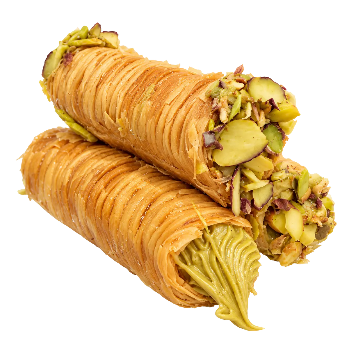 Syrian Pistachio Cream Baklava Rolls – KWEIDER UK