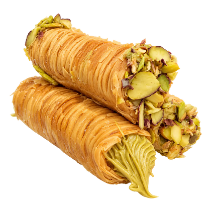 Syrian Pistachio Cream Baklava Rolls – KWEIDER UK