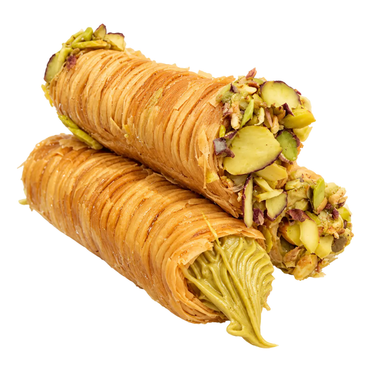 Syrian Pistachio Cream Baklava Rolls – KWEIDER UK