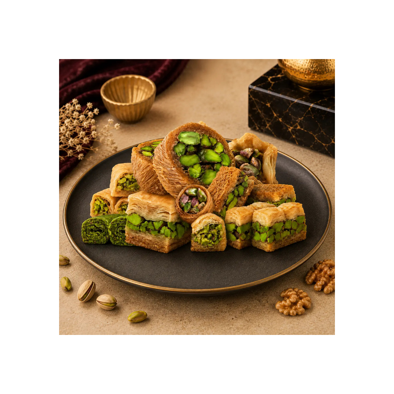 Pistachio Baklava Assortment