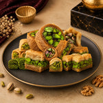 Pistachio Baklava Assortment - Kweider Sweets London