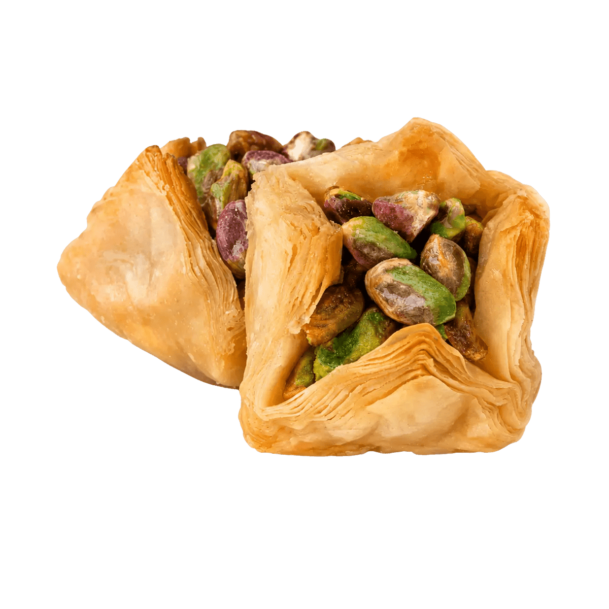 Pistachio Boukaj Baklava - Kweider Sweets