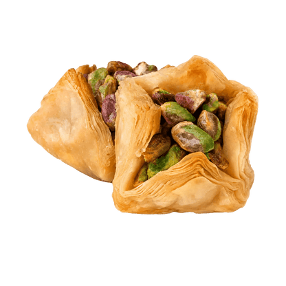 Pistachio Boukaj Baklava - Kweider Sweets