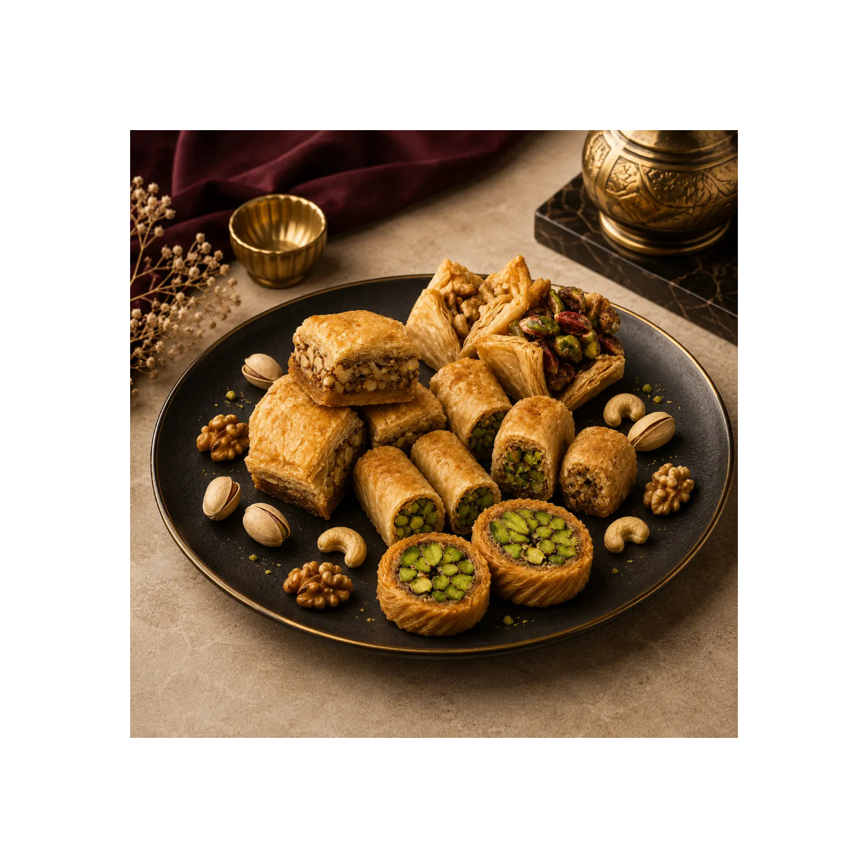 Pistachio, Cashew & Walnut Baklava