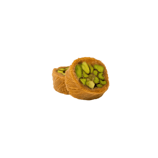 Pistachio Kunafa Mabrouma - Kweider Sweets