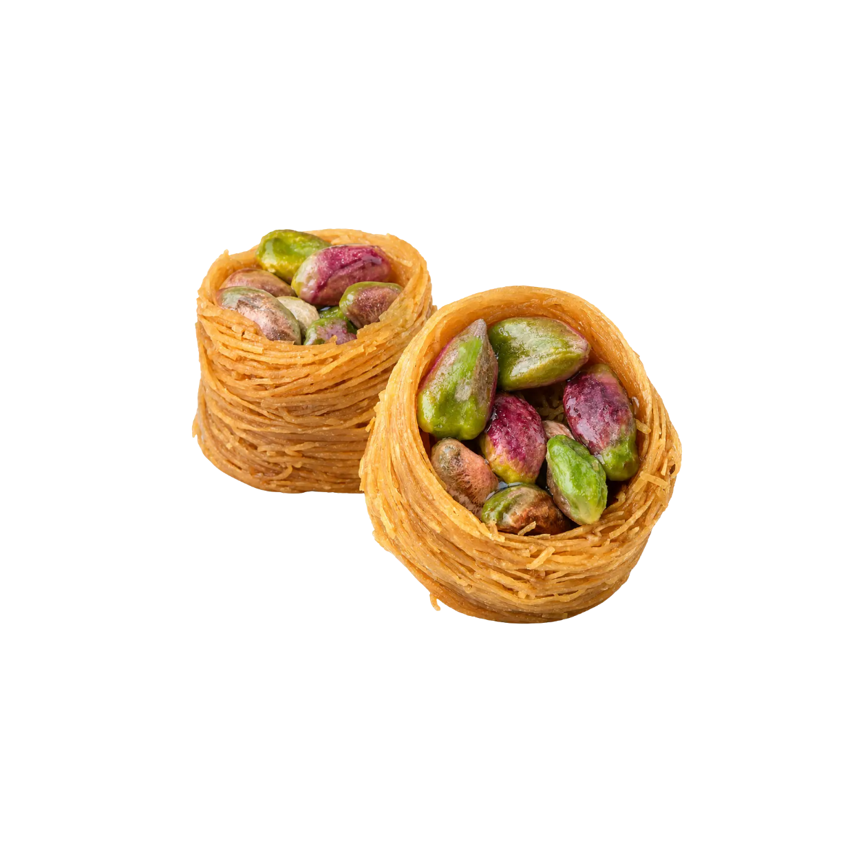 Pistachio Osh El Bulbul (Bird’s Nests) - Kweider Sweets
