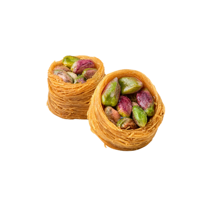 Pistachio Osh El Bulbul (Bird’s Nests) - Kweider Sweets