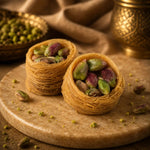 Pistachio Osh El Bulbul (Bird’s Nests) - Kweider Sweets