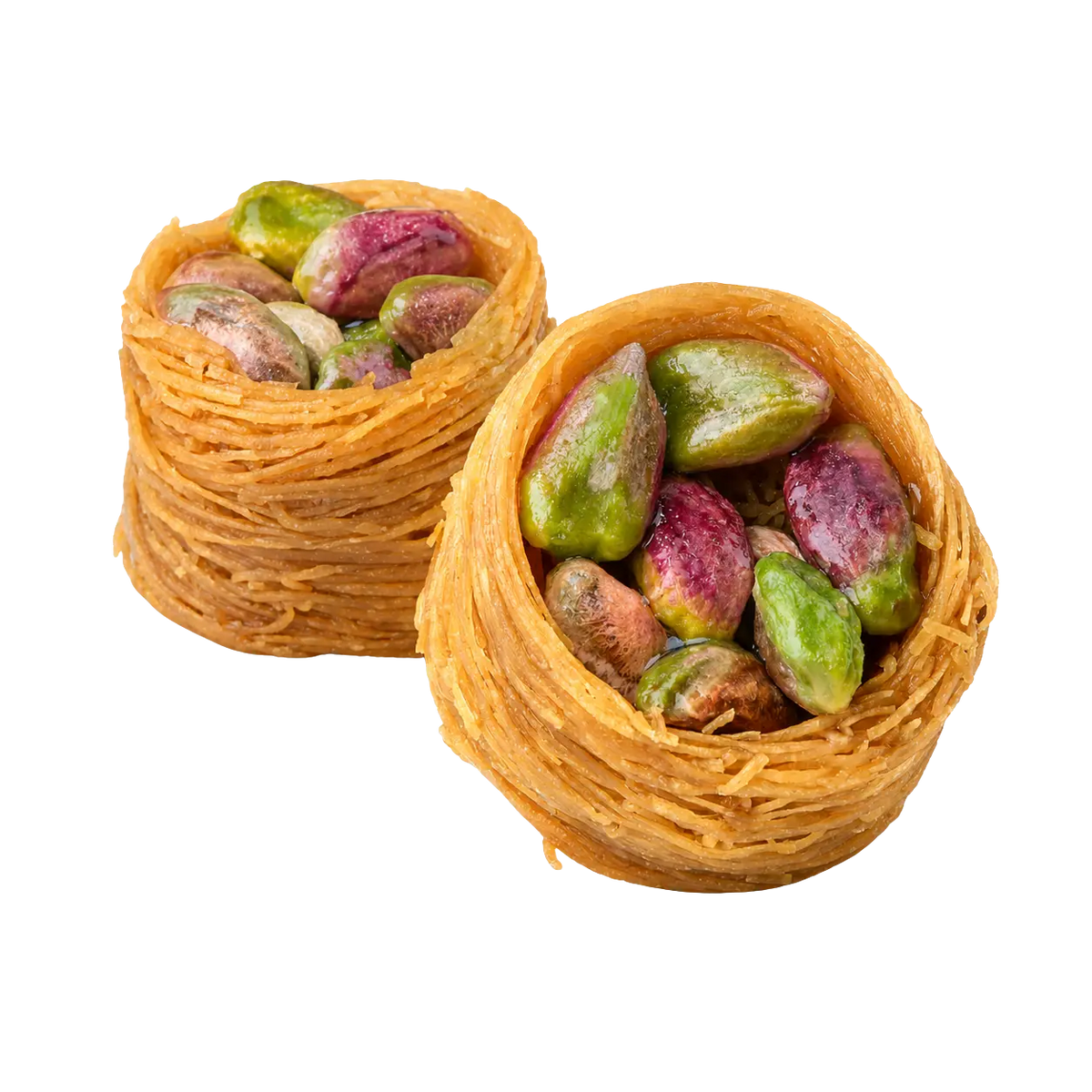Pistachio Osh El Bulbul (Bird’s Nests) - Kweider Sweets