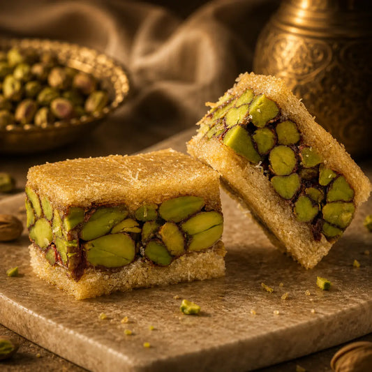 Pistachio White Ballorieh Knafeh
