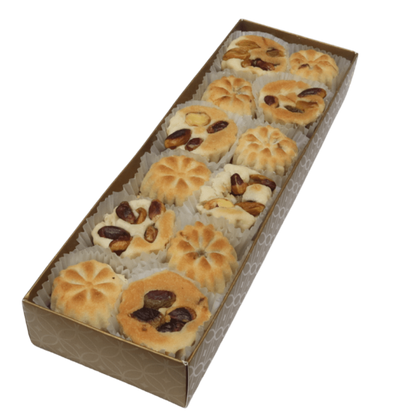 Premium Extra Miniature Damascene Trio Collection (Authentic Middle Eastern Pastries) - Kweider Sweets