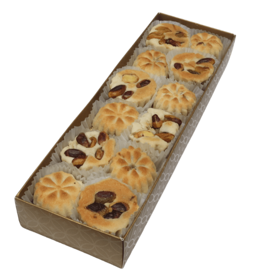 Premium Extra Miniature Damascene Trio Collection (Authentic Middle Eastern Pastries) - Kweider Sweets
