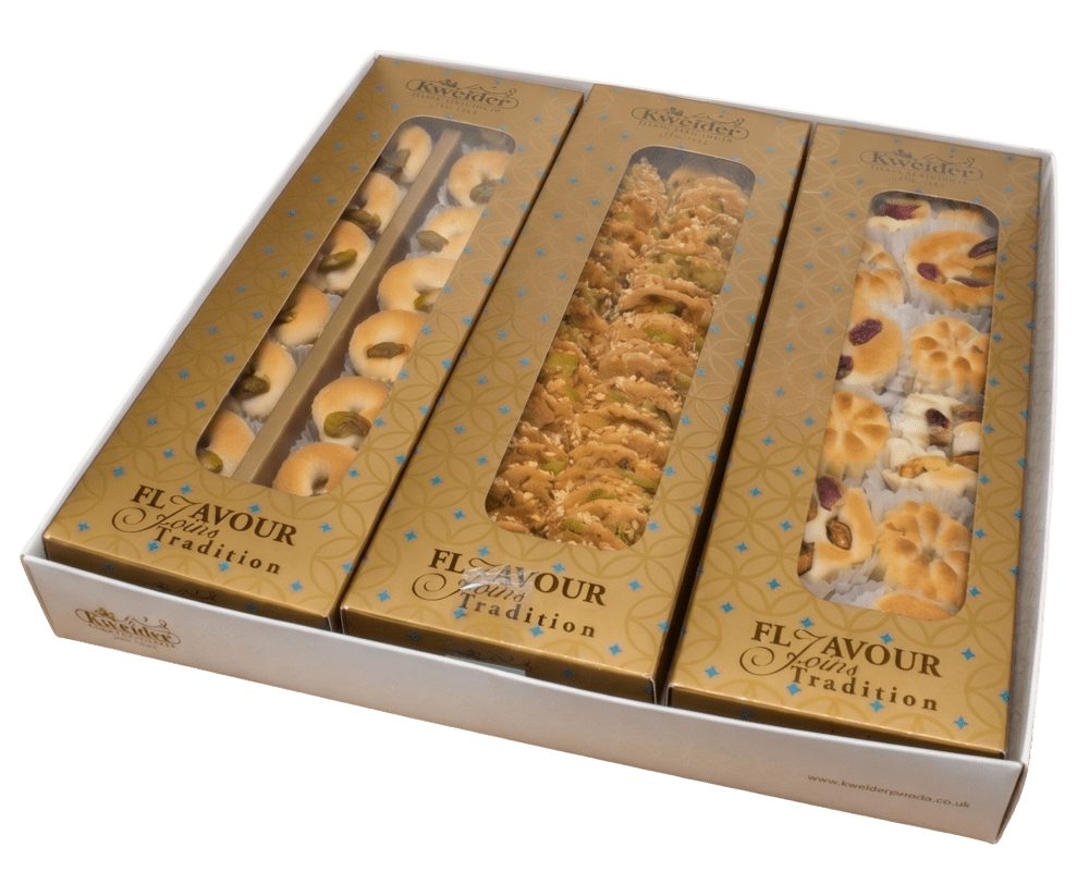 Premium Extra Barazek / Ghraiba / Date Maamoul - Kweider Sweets