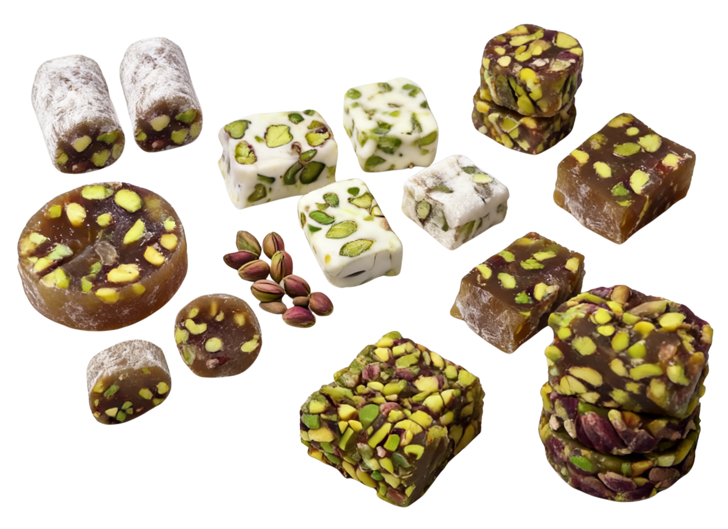 Premium Pistachio Syrian Delight /Syrian Nougat - Kweider Sweets