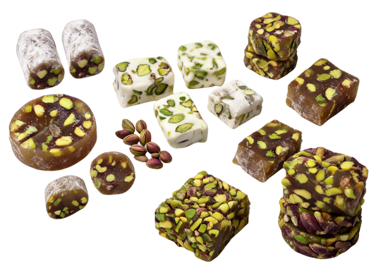 Premium Pistachio Syrian Delight /Syrian Nougat - Kweider Sweets