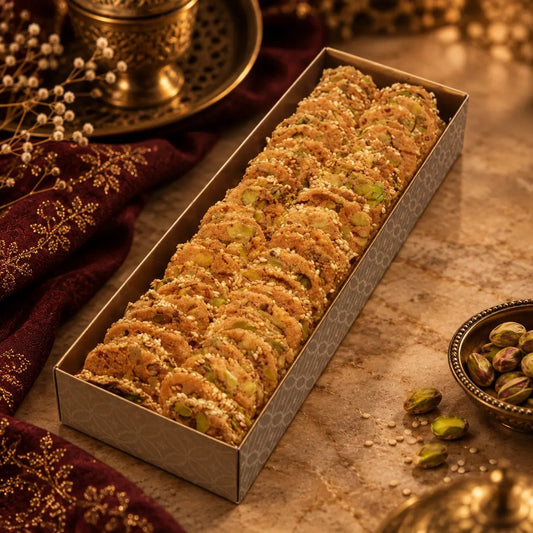Extra Sesame Barazek Biscuits - Kweider Sweets