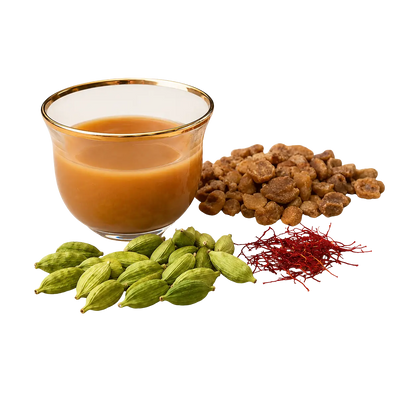Ground Gulf Arabic coffee blend by Kweider for traditional qahwa