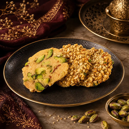 Sesame Barazek Biscuits - Kweider Sweets