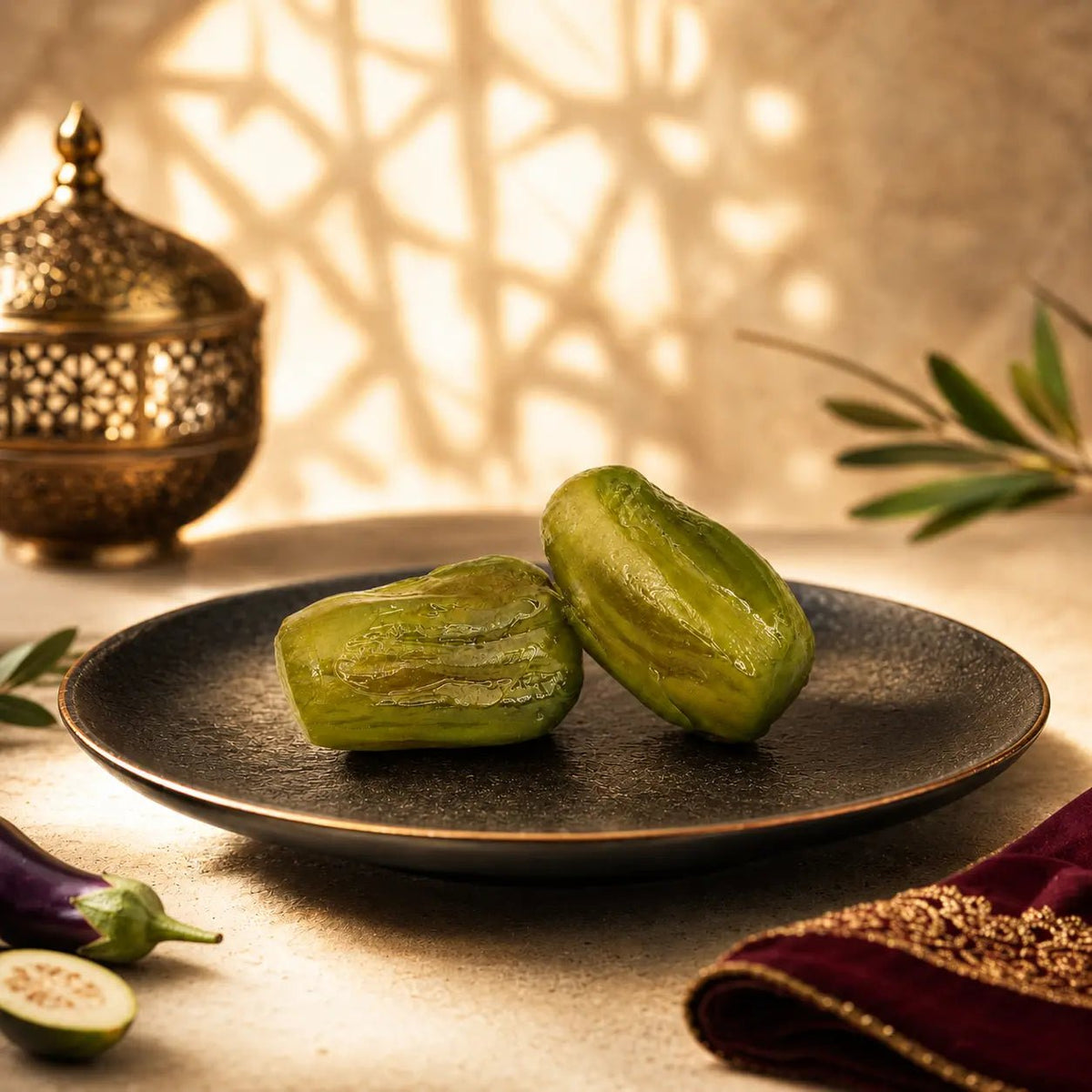 Candied Aubergine - Kweider Sweets