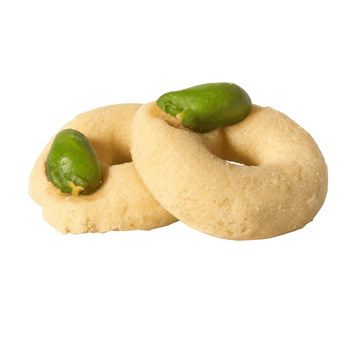 Pistachio Ghraybeh Shortbread - Kweider Sweets