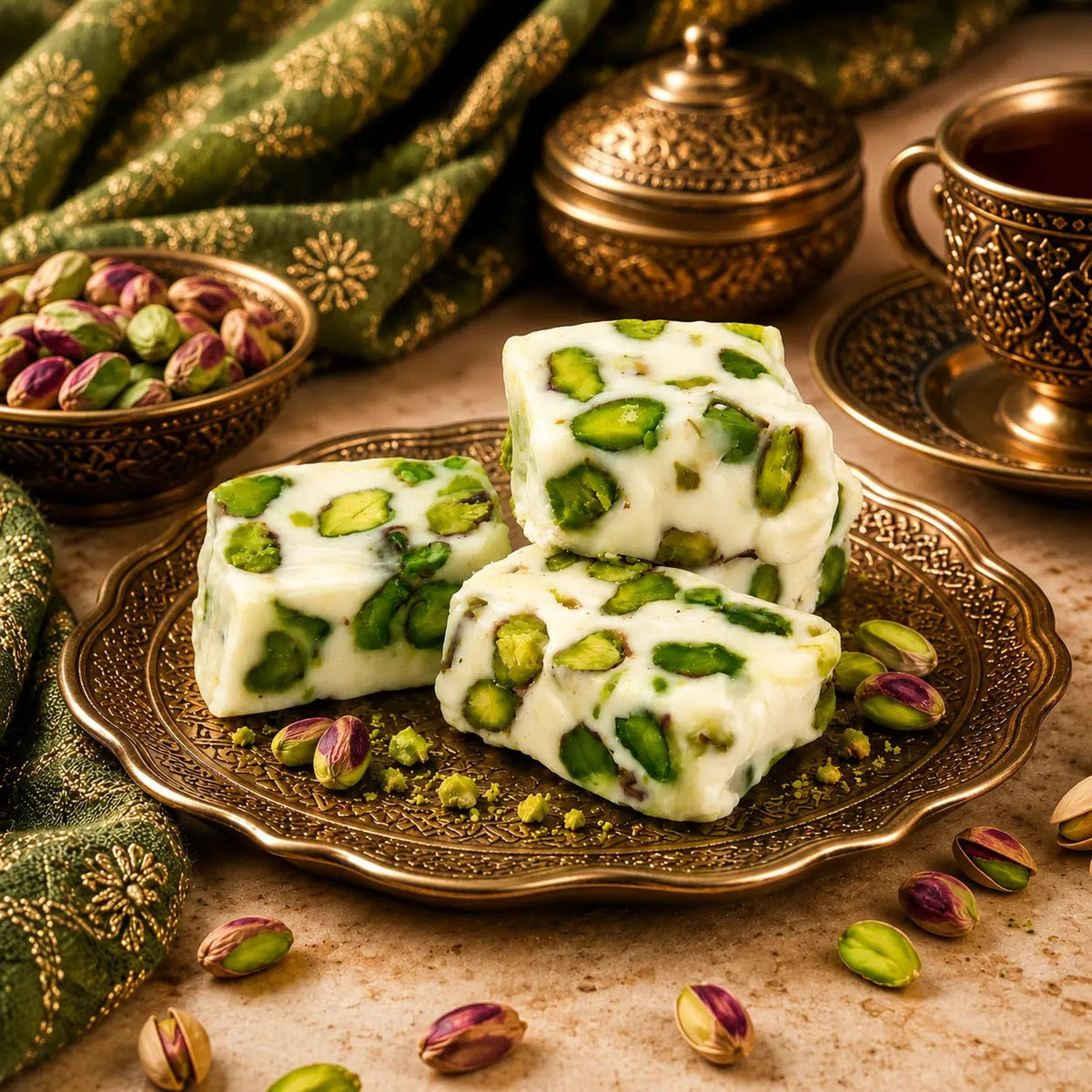Extra Pistachio Nougat - Kweider Sweets