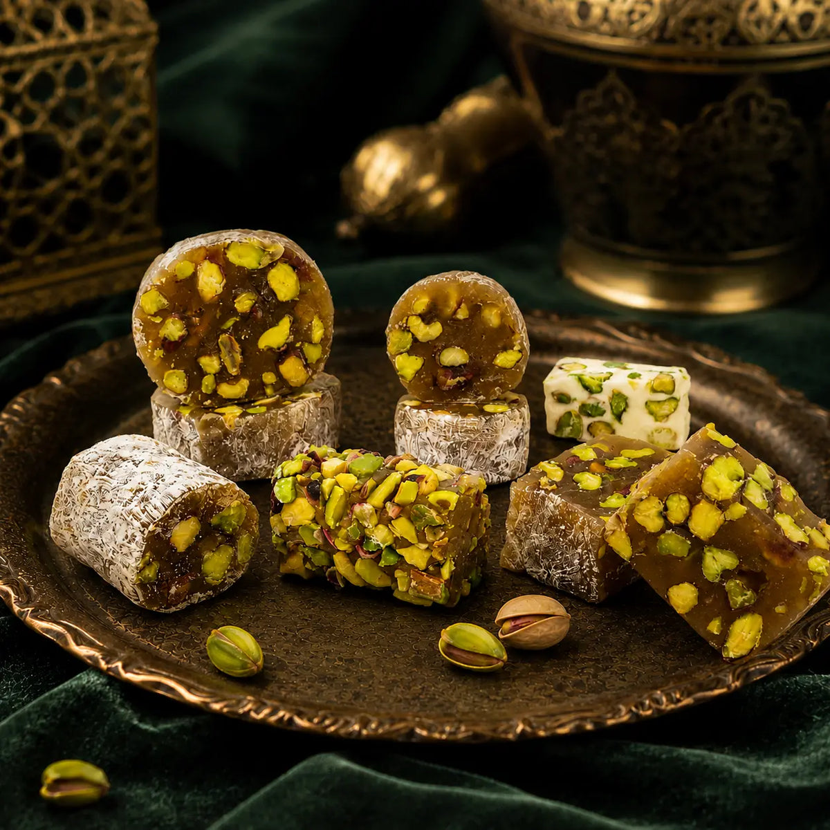 Pistachio Raha & Nougat Assortment